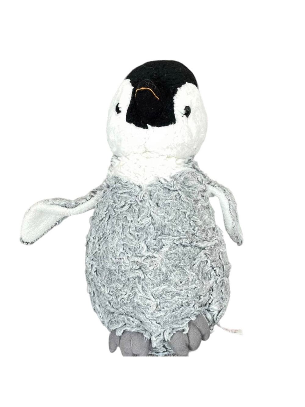 Miyoni Aurora Penguin Plush 11" Baby Emperor Penguin Stuffed Animal Bean Bottom